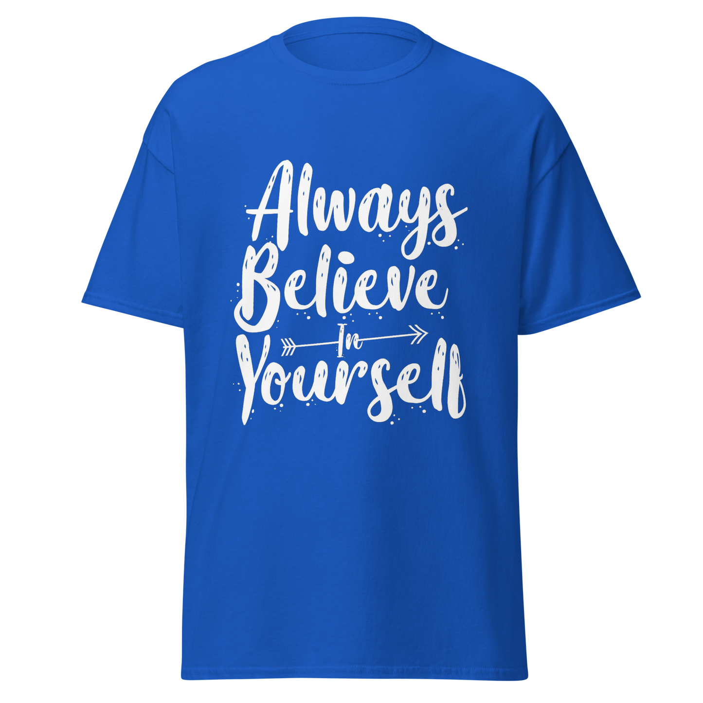 Mens Believe in Youreself tee