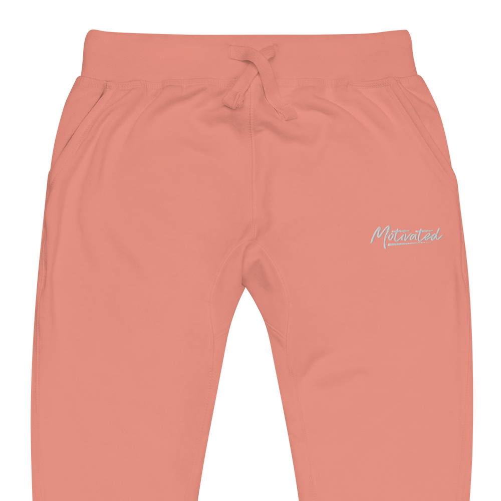 Motivated Unisex fleece sweatpants (Embroidered)