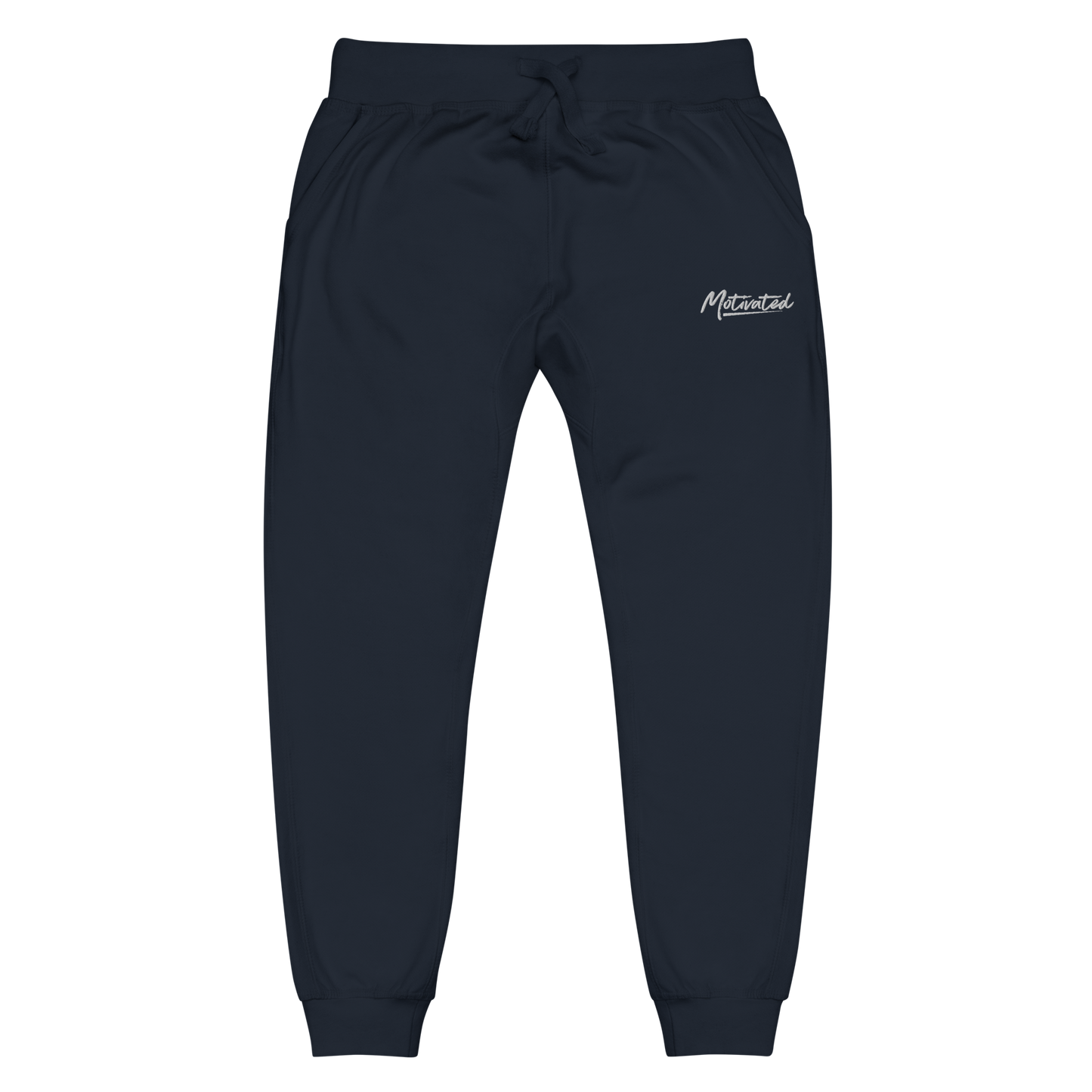 Motivated Unisex fleece sweatpants (Embroidered)