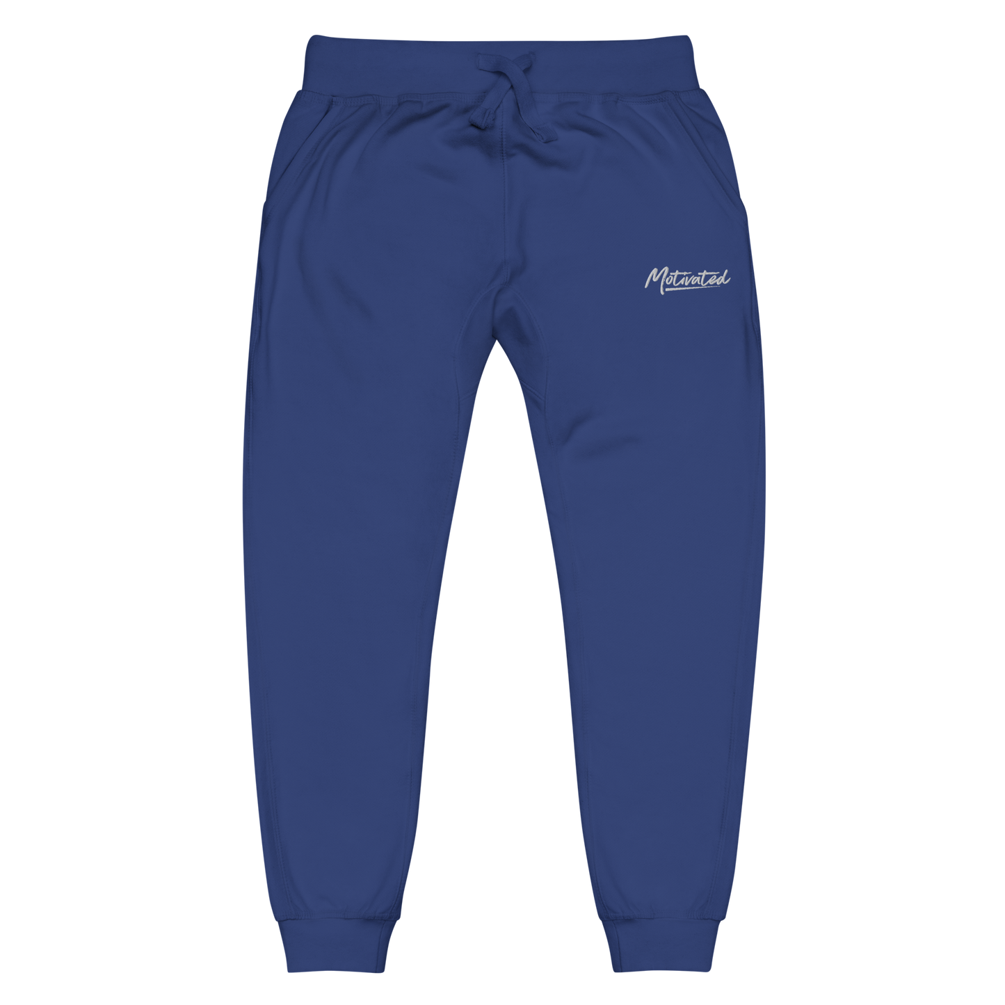 Motivated Unisex fleece sweatpants (Embroidered)