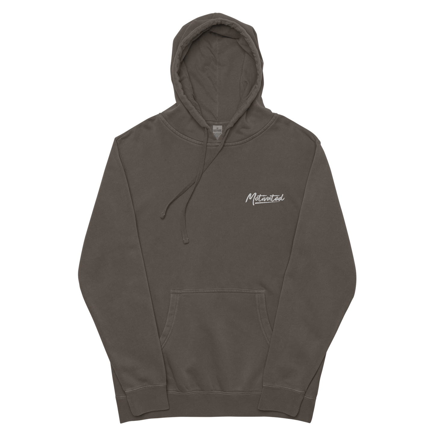 Motivated pigment-dyed hoodie (Unisex)