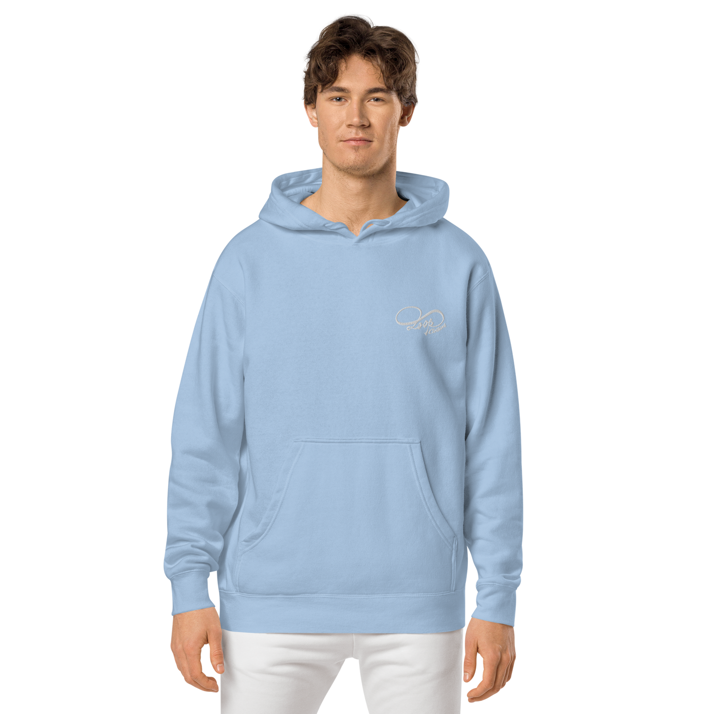 Loop pigment-dyed hoodie (Unisex)