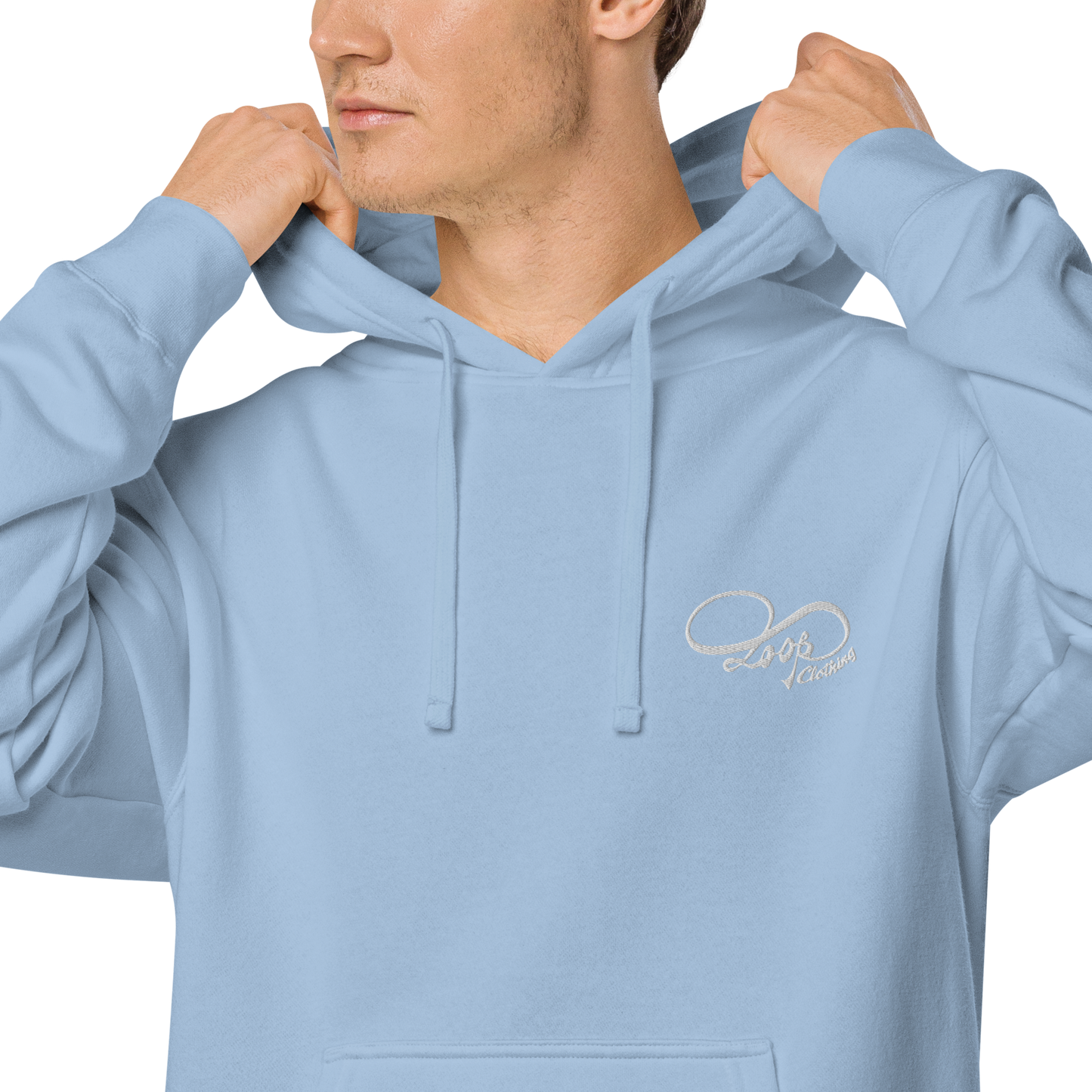 Loop pigment-dyed hoodie (Unisex)