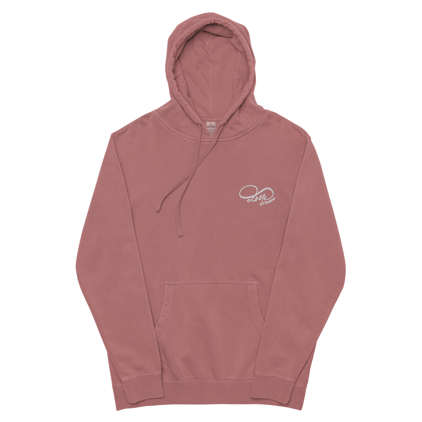 Loop pigment-dyed hoodie (Unisex)