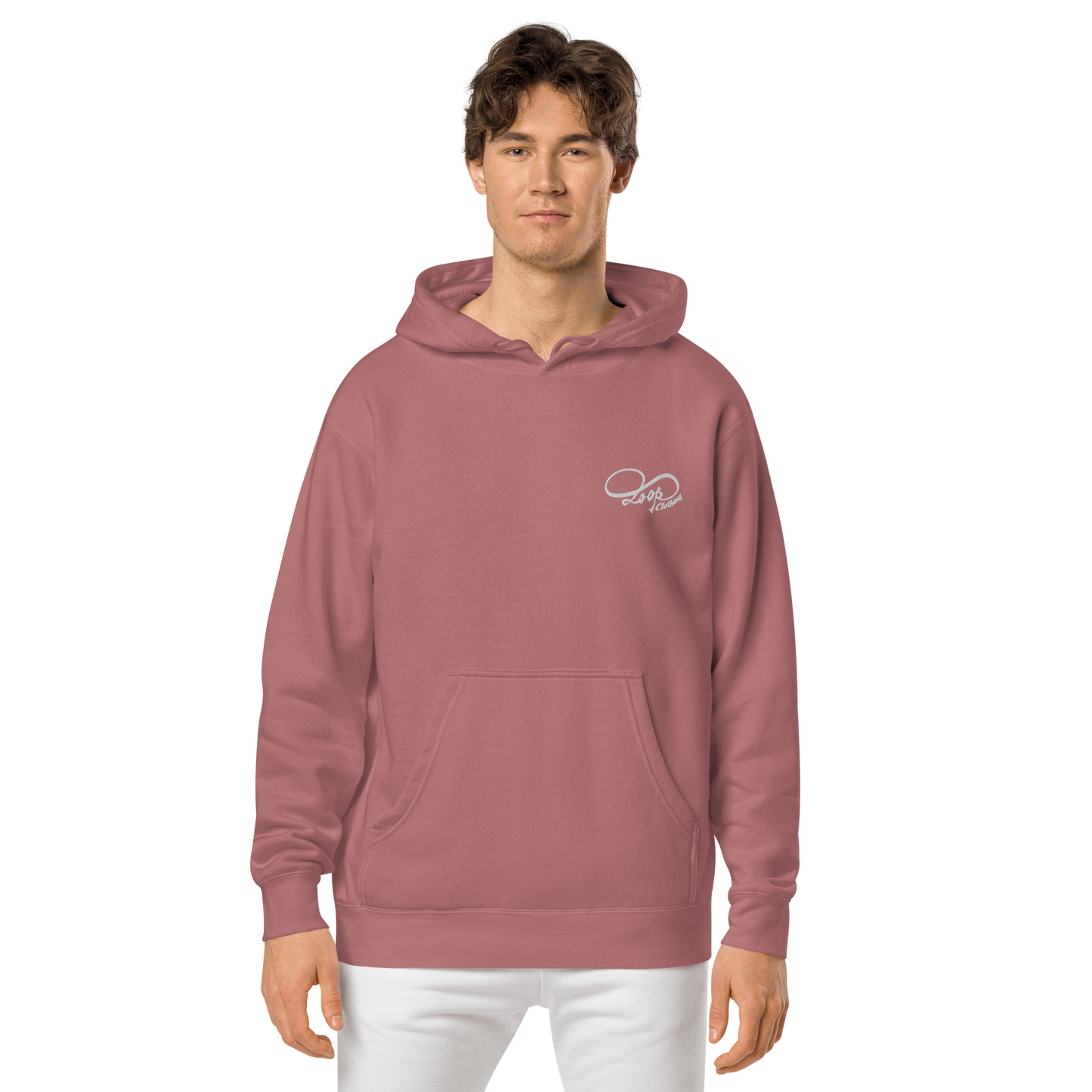 Loop pigment-dyed hoodie (Unisex)