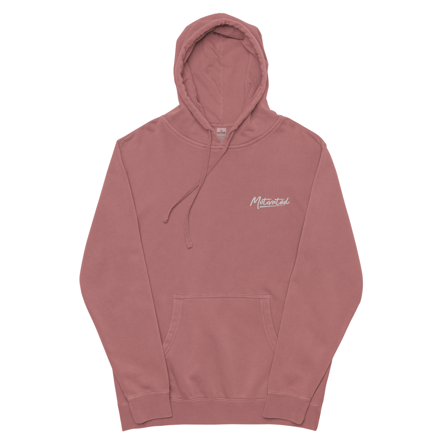 Motivated pigment-dyed hoodie (Unisex)