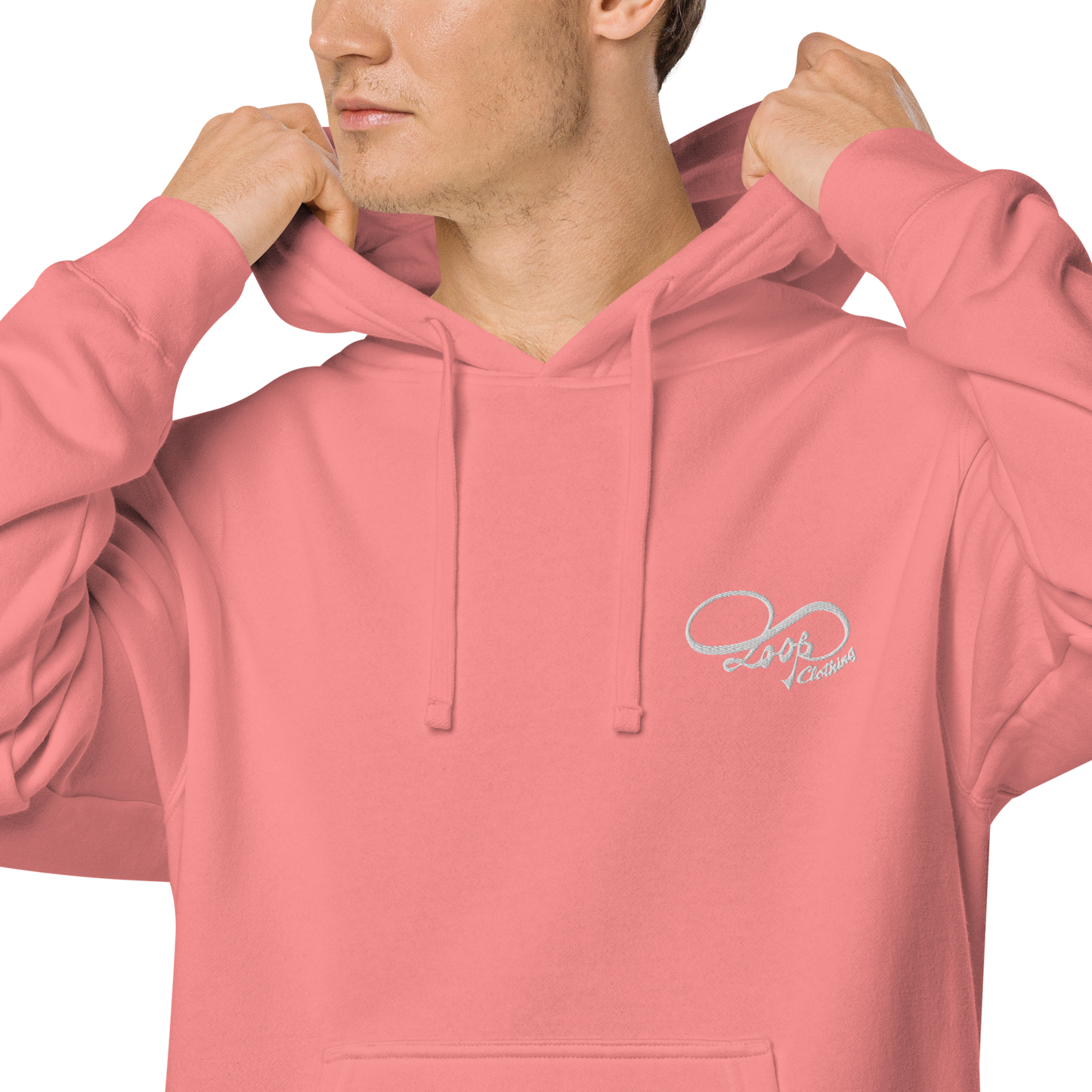 Loop pigment-dyed hoodie (Unisex)