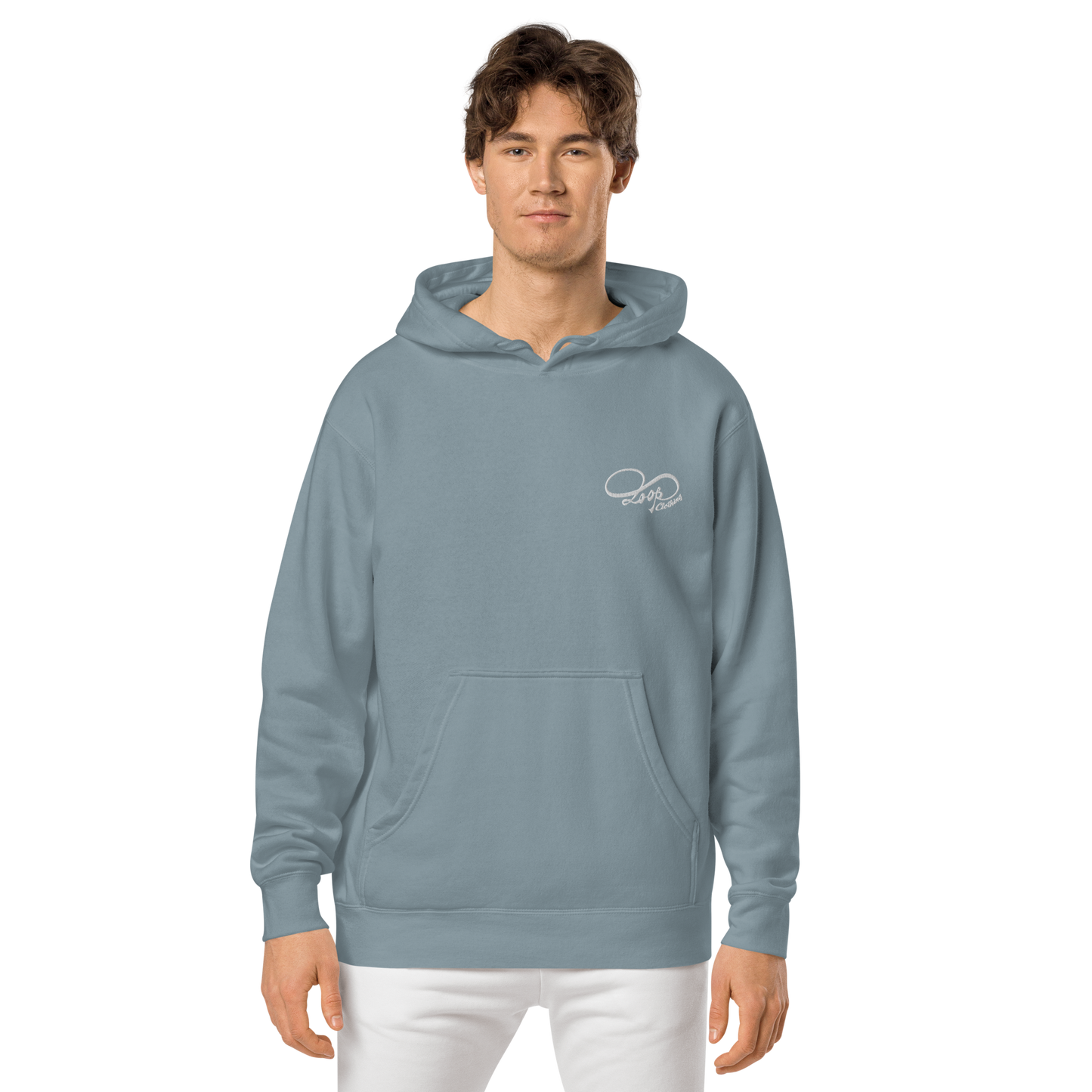 Loop pigment-dyed hoodie (Unisex)