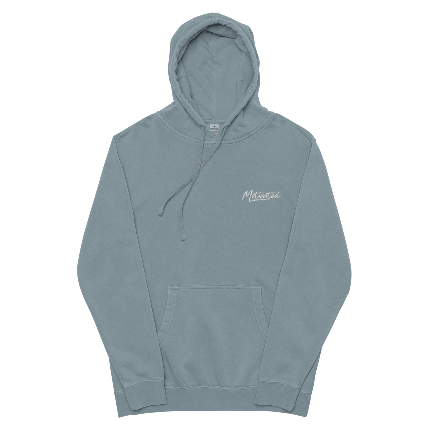 Motivated pigment-dyed hoodie (Unisex)