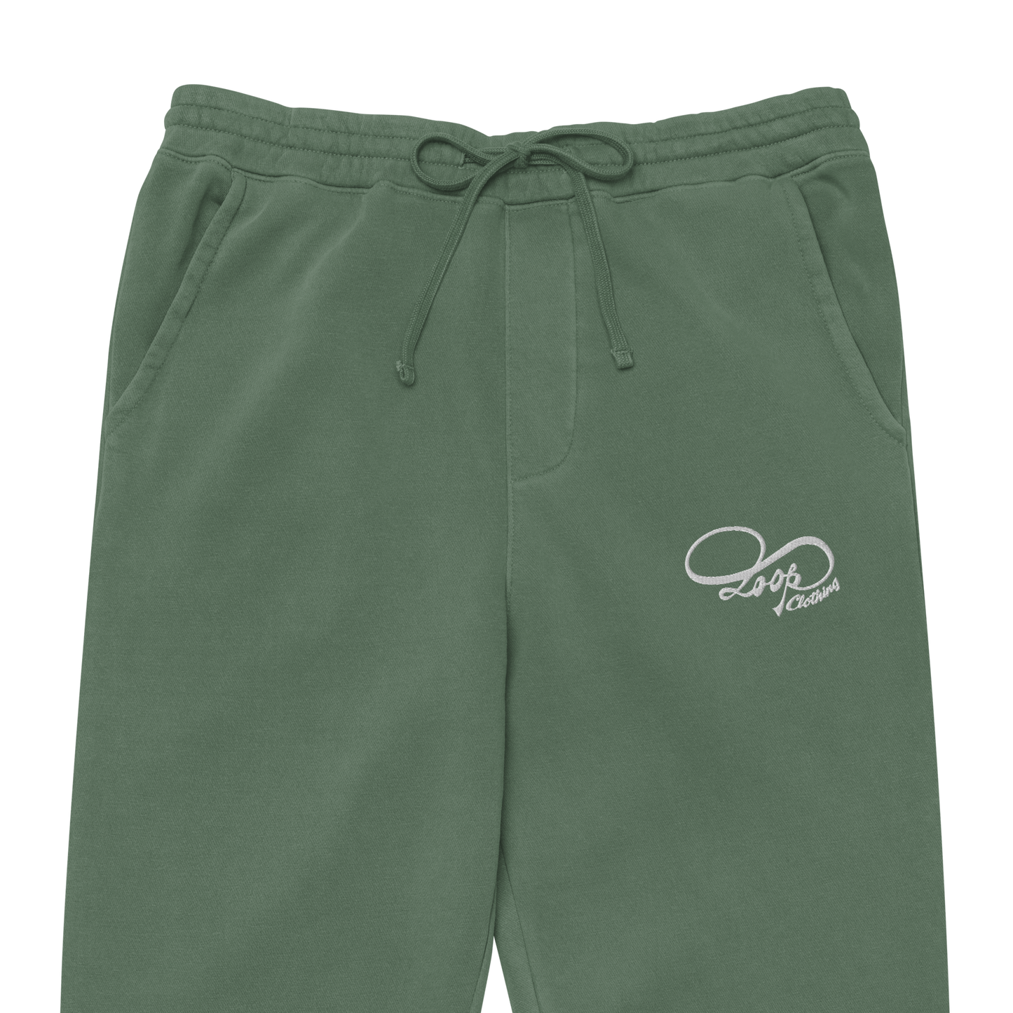 Loop pigment-dyed sweatpants (Unisex)
