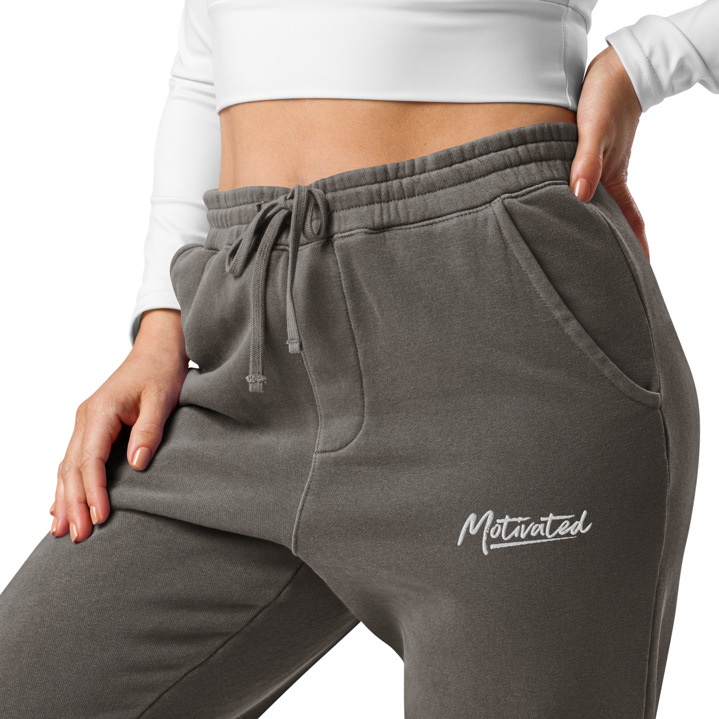 Motivated pigment-dyed sweatpants (Unisex)