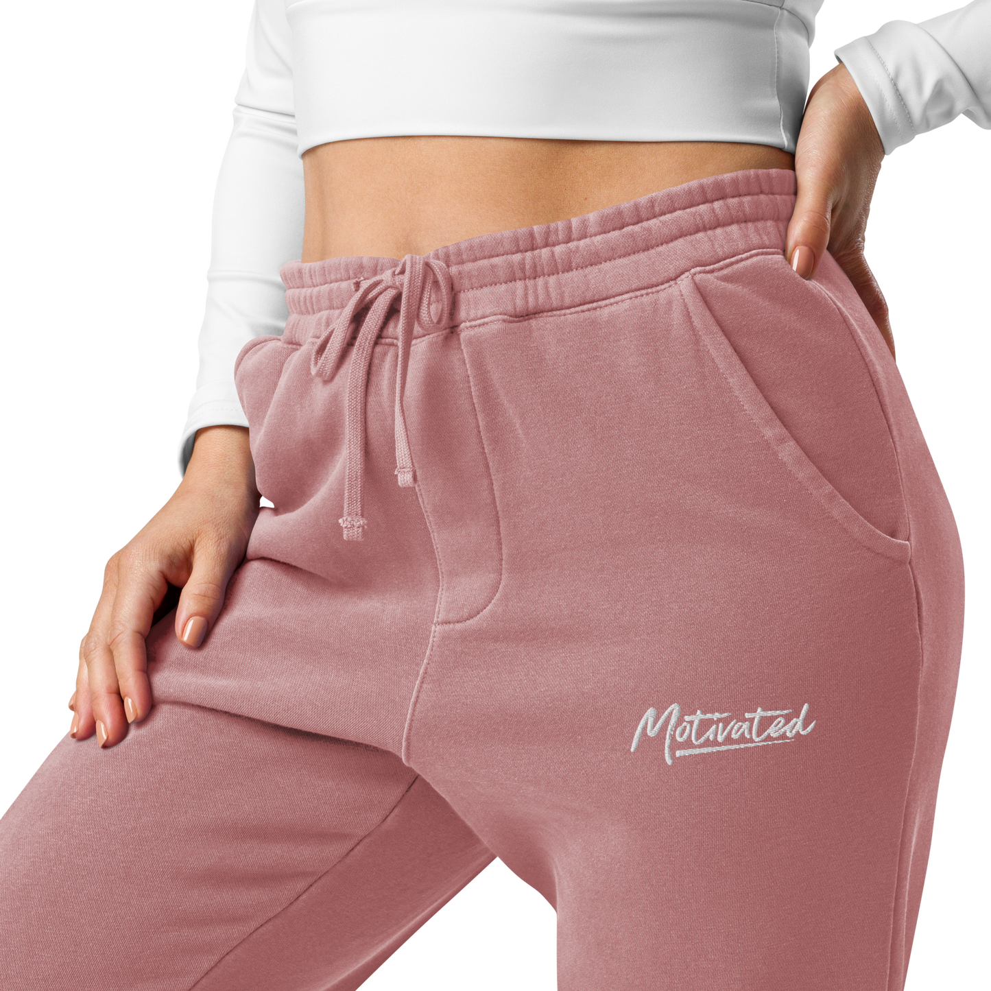 Motivated pigment-dyed sweatpants (Unisex)