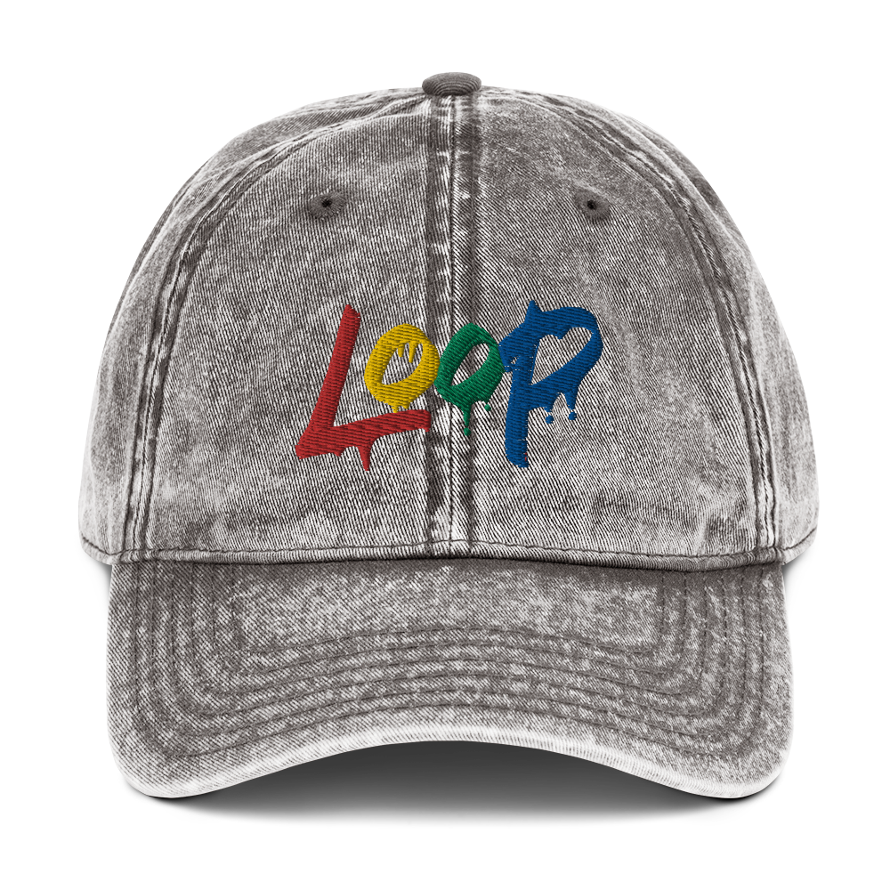 Vintage Cotton Twill Denim Cap