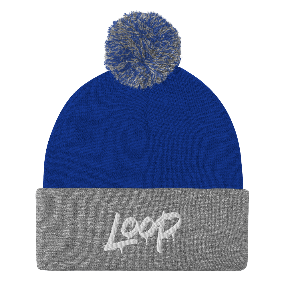 Loop Drip Pom-Pom Beanie
