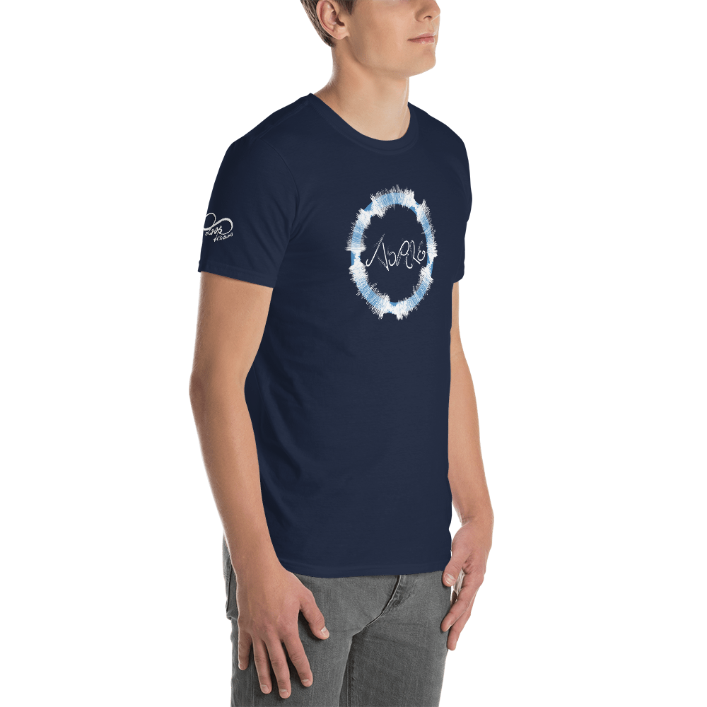 Short-Sleeve Unisex inspire T (PWDR BLUE & WHT)