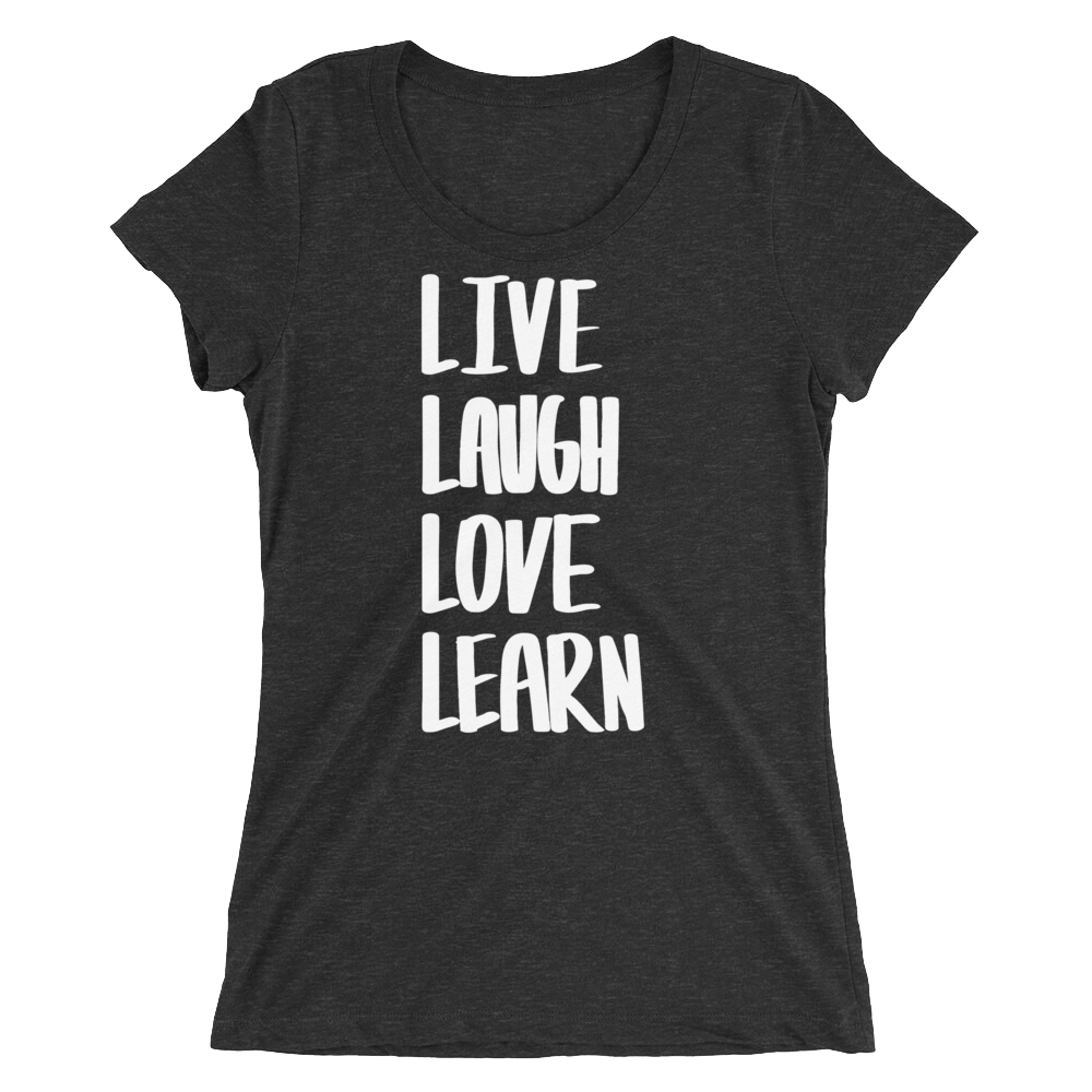 Ladies' short sleeve 4L's T (WHT LTR)