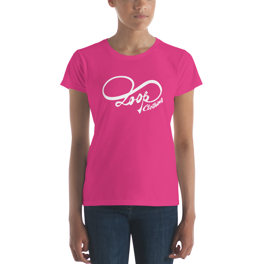 Women's short sleeve Loop Classic (WHT)