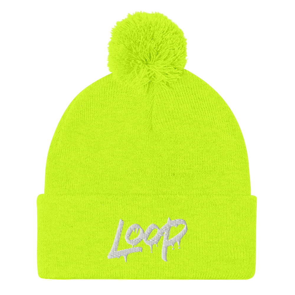Loop Drip Pom-Pom Beanie