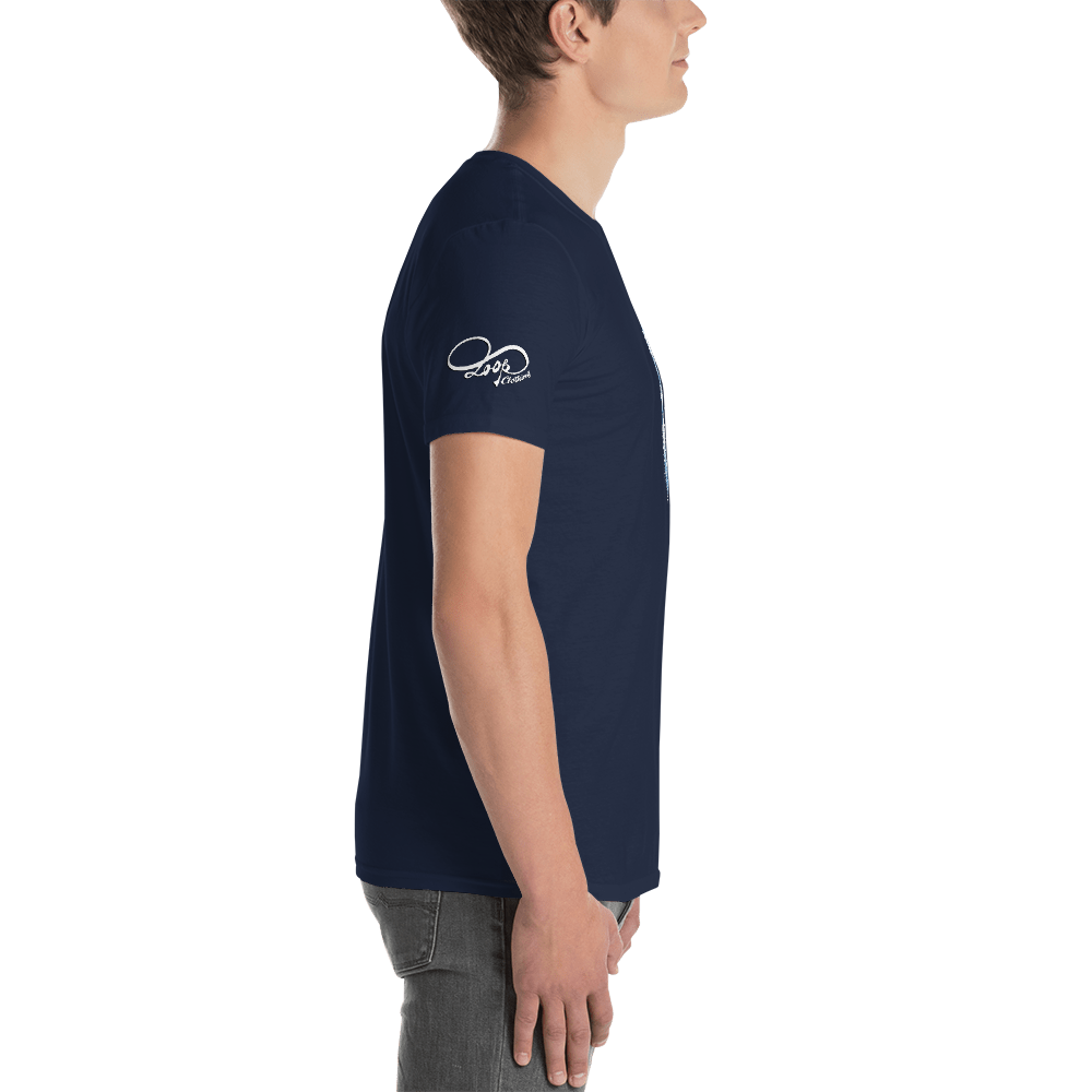 Short-Sleeve Unisex inspire T (PWDR BLUE & WHT)