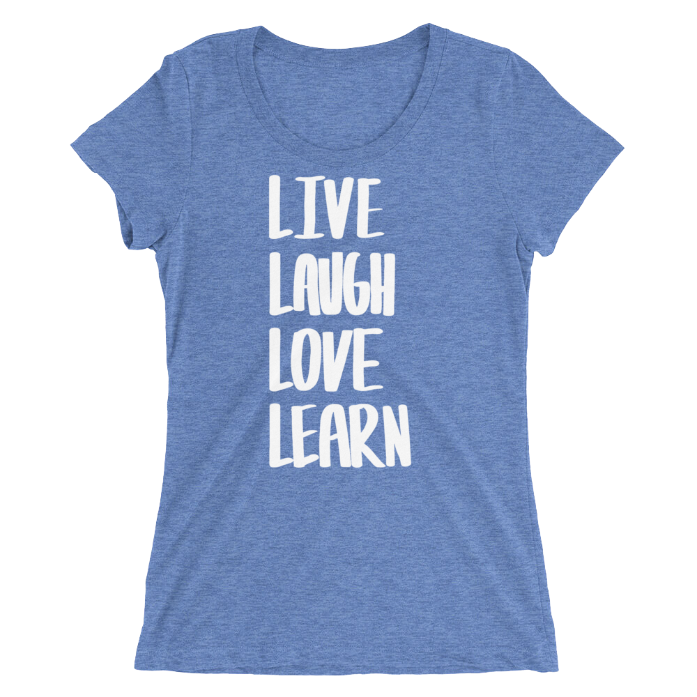 Ladies' short sleeve 4L's T (WHT LTR)