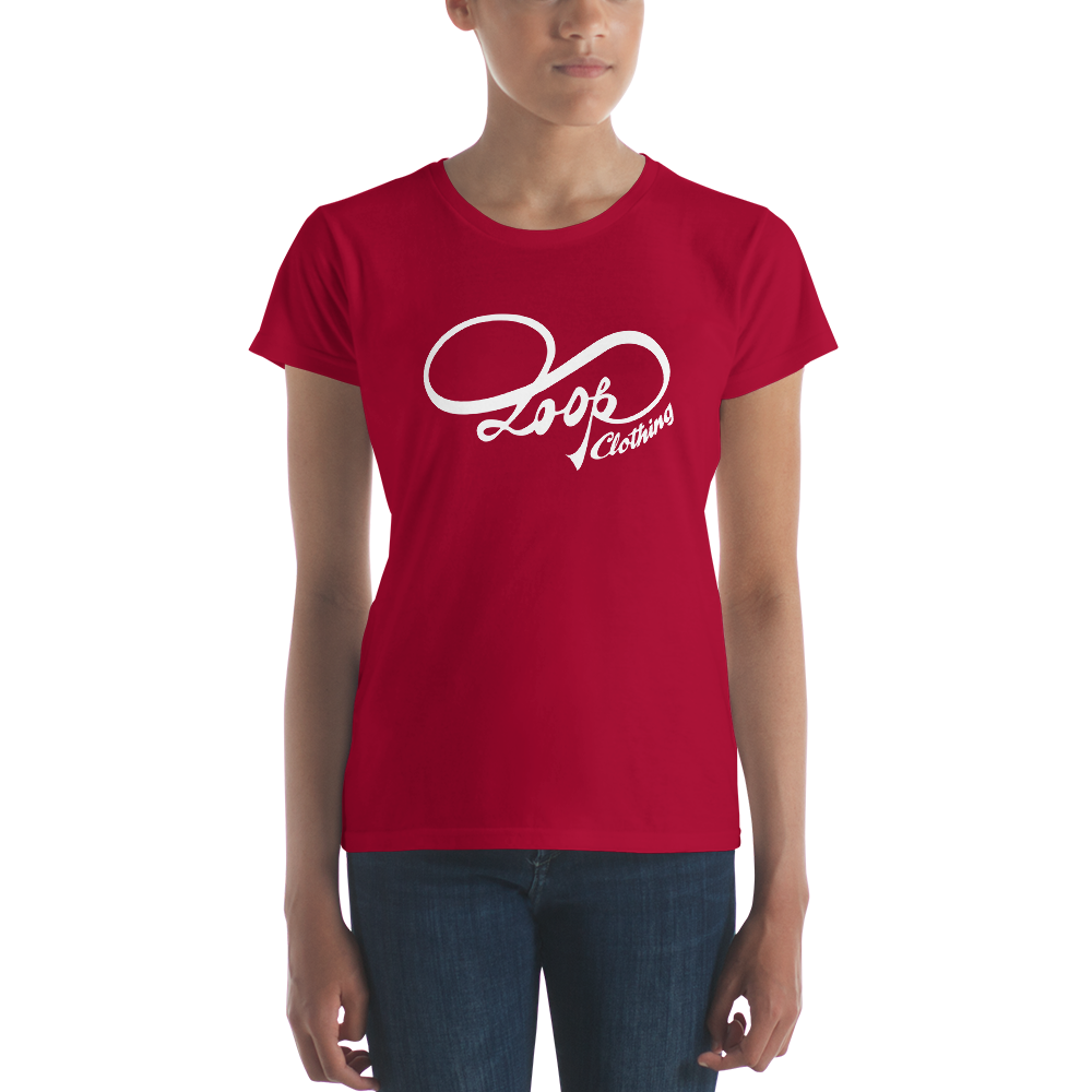 Women's short sleeve Loop Classic (WHT)
