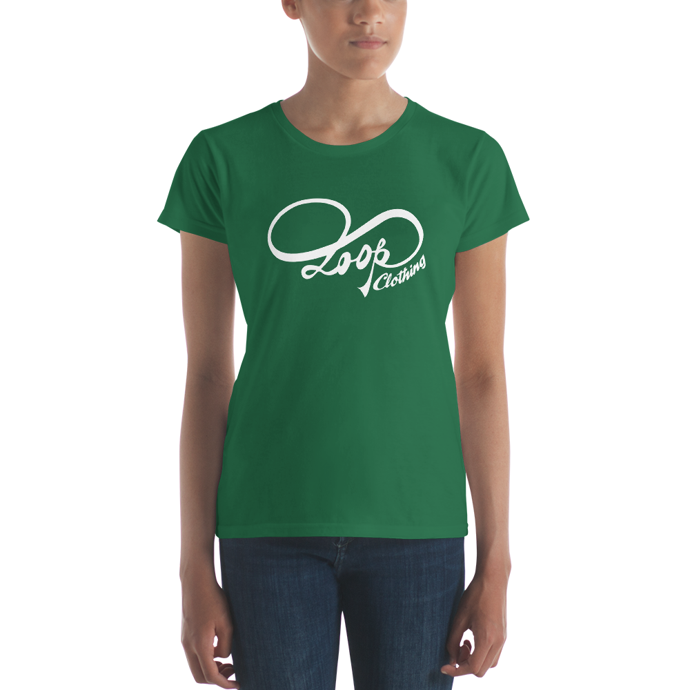 Women's short sleeve Loop Classic (WHT)