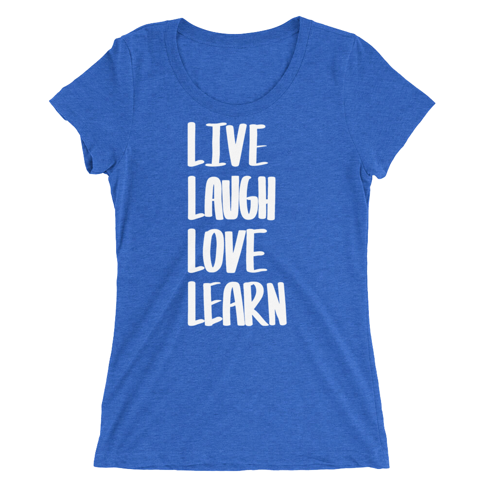 Ladies' short sleeve 4L's T (WHT LTR)