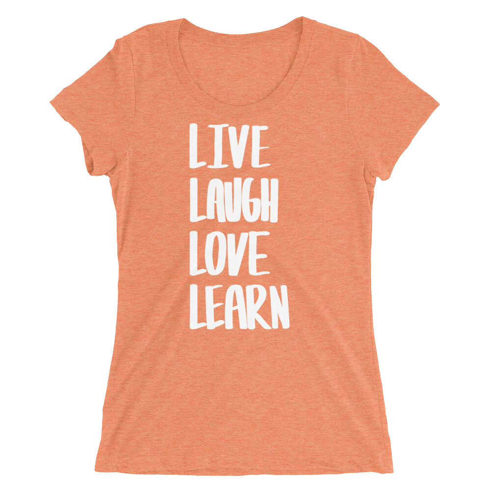 Ladies' short sleeve 4L's T (WHT LTR)