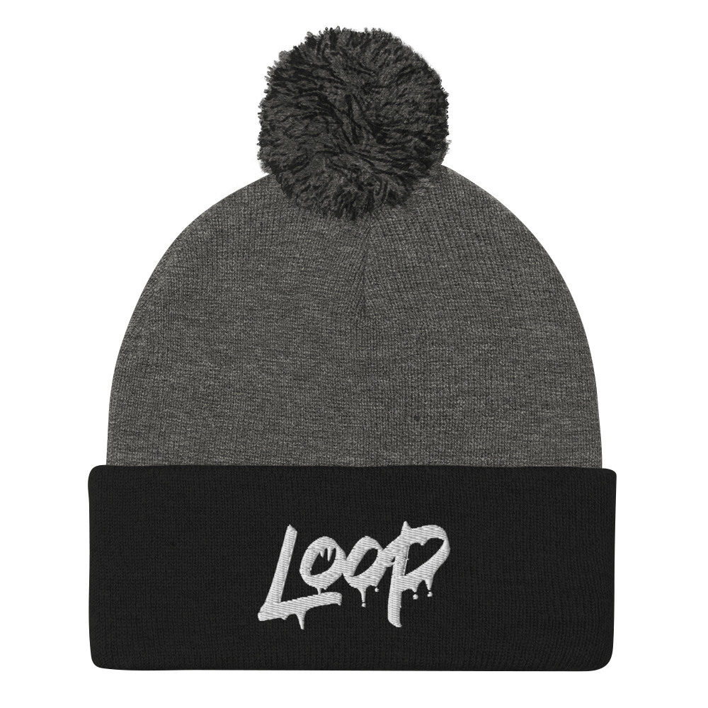 Loop Drip Pom-Pom Beanie