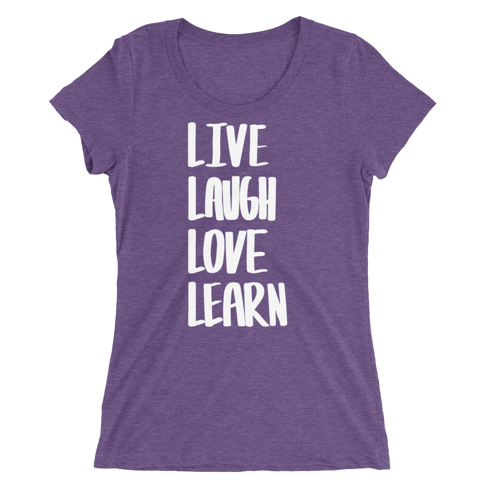 Ladies' short sleeve 4L's T (WHT LTR)