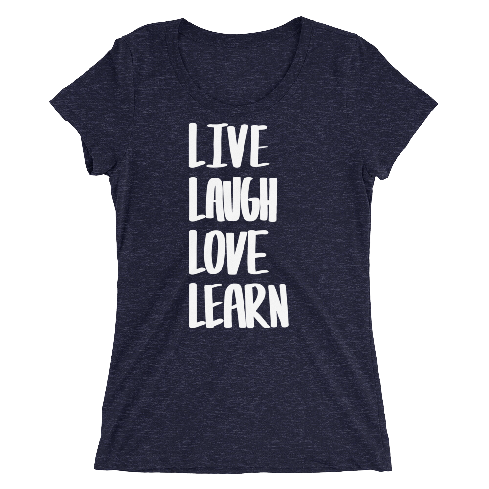 Ladies' short sleeve 4L's T (WHT LTR)