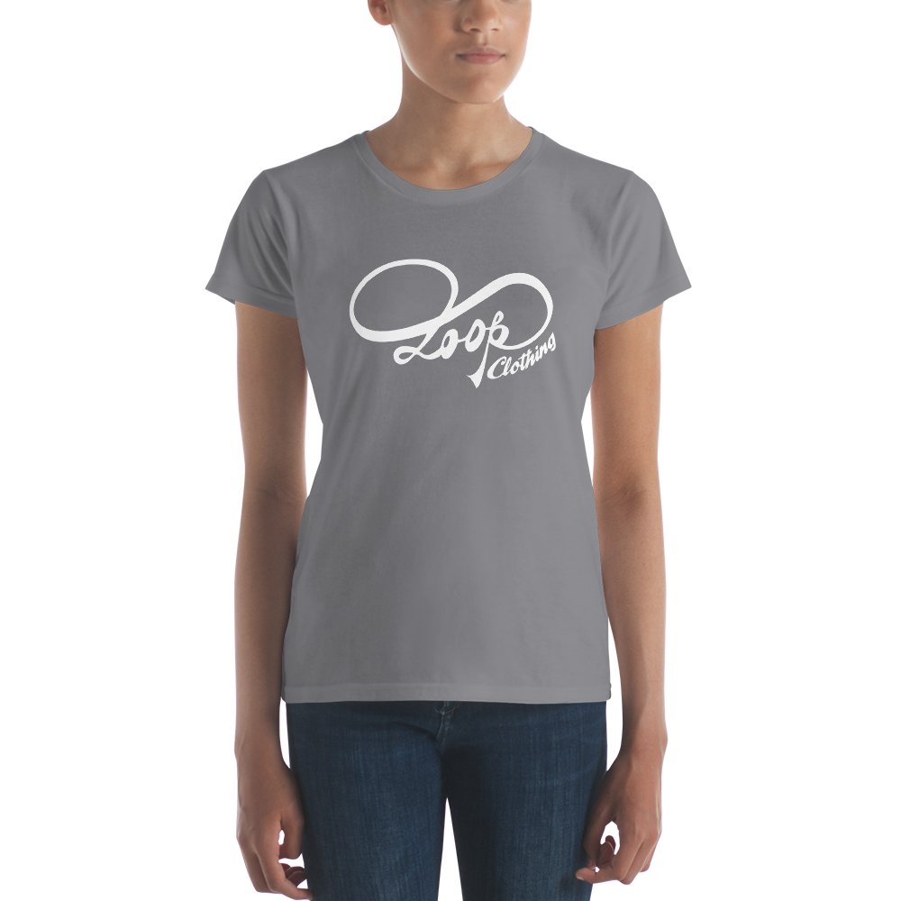 Women's short sleeve Loop Classic (WHT)