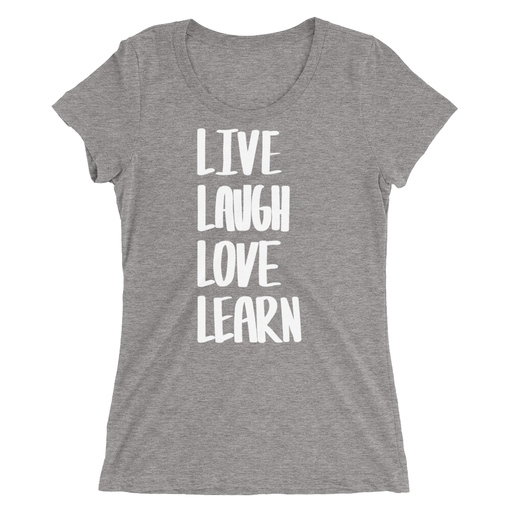 Ladies' short sleeve 4L's T (WHT LTR)