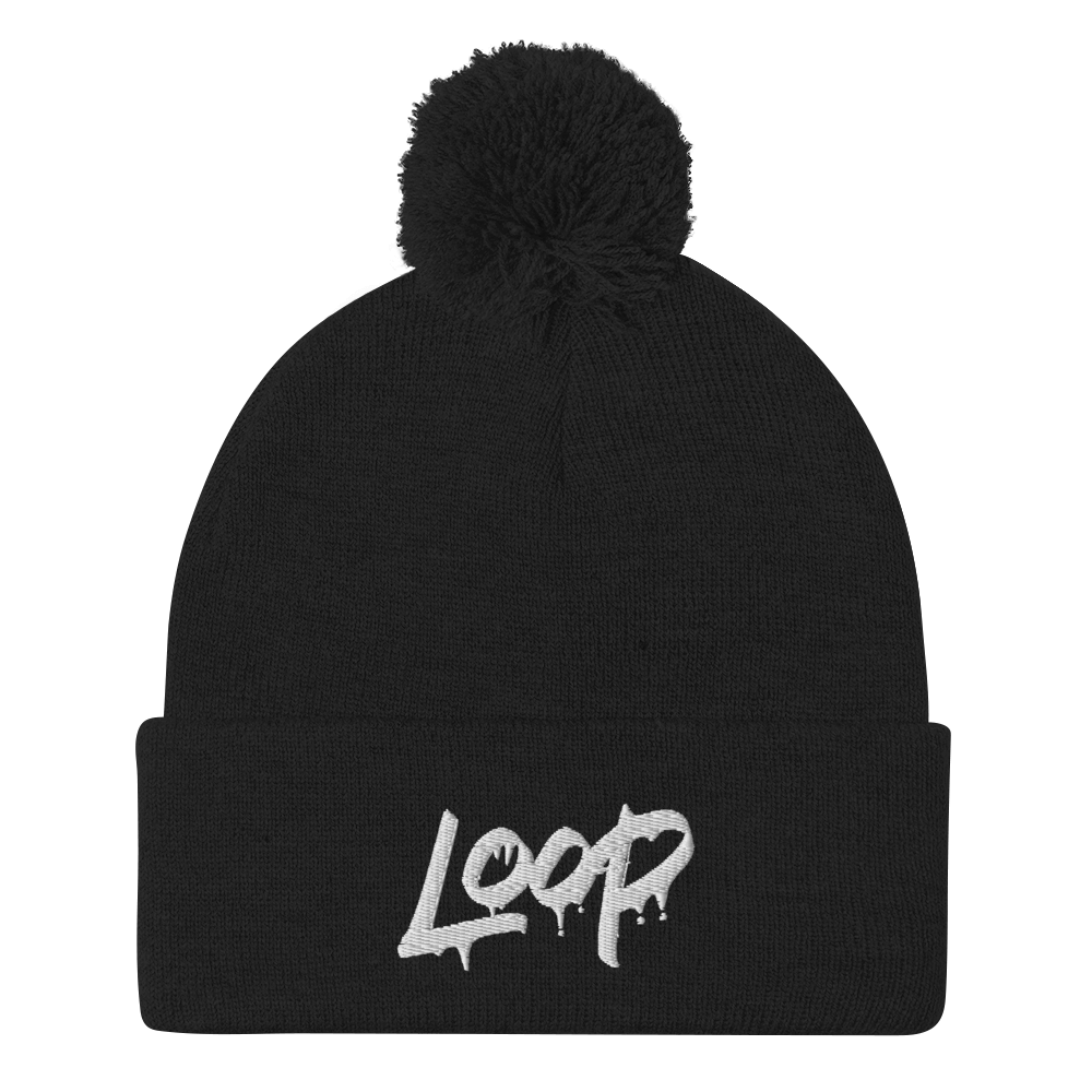 Loop Drip Pom-Pom Beanie