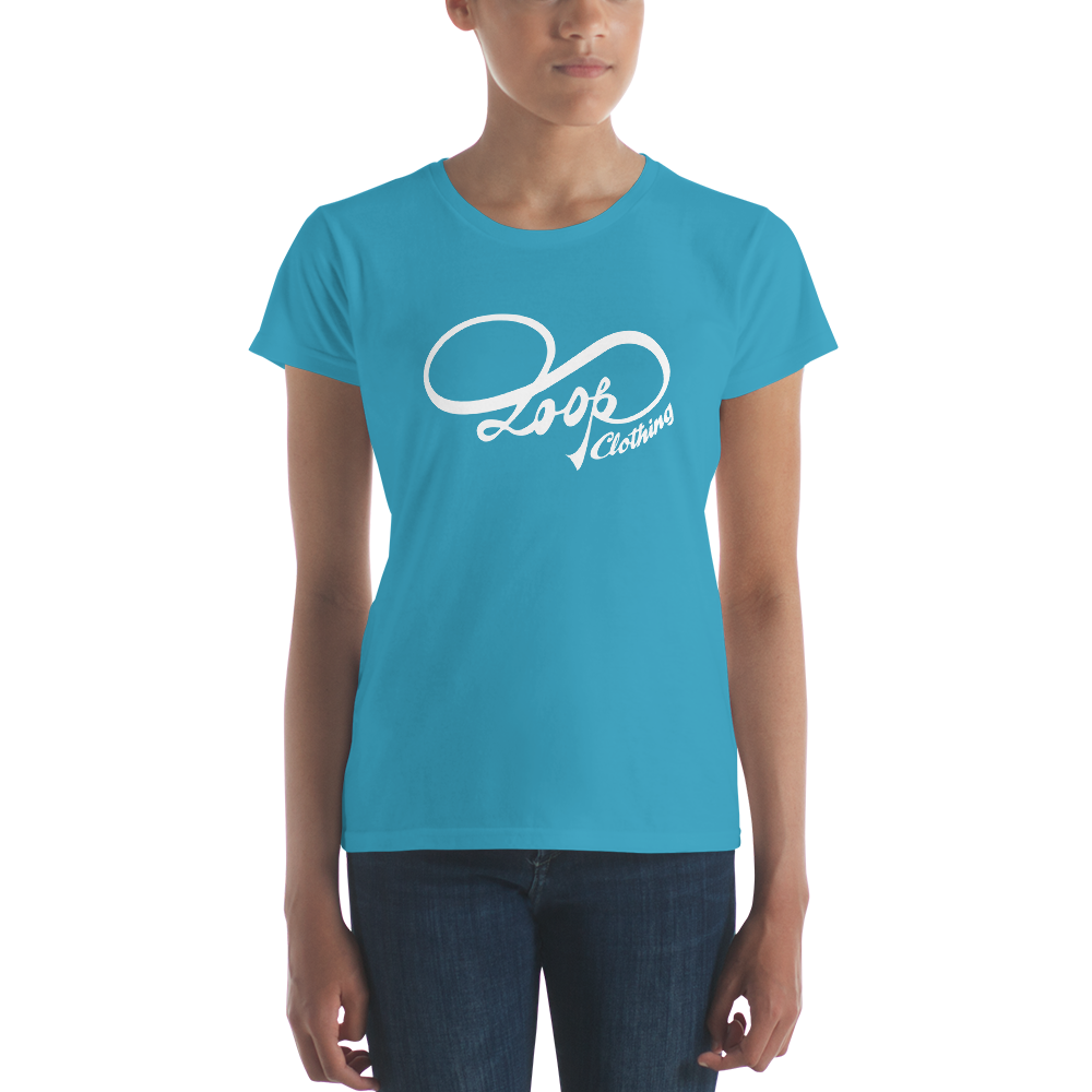 Women's short sleeve Loop Classic (WHT)
