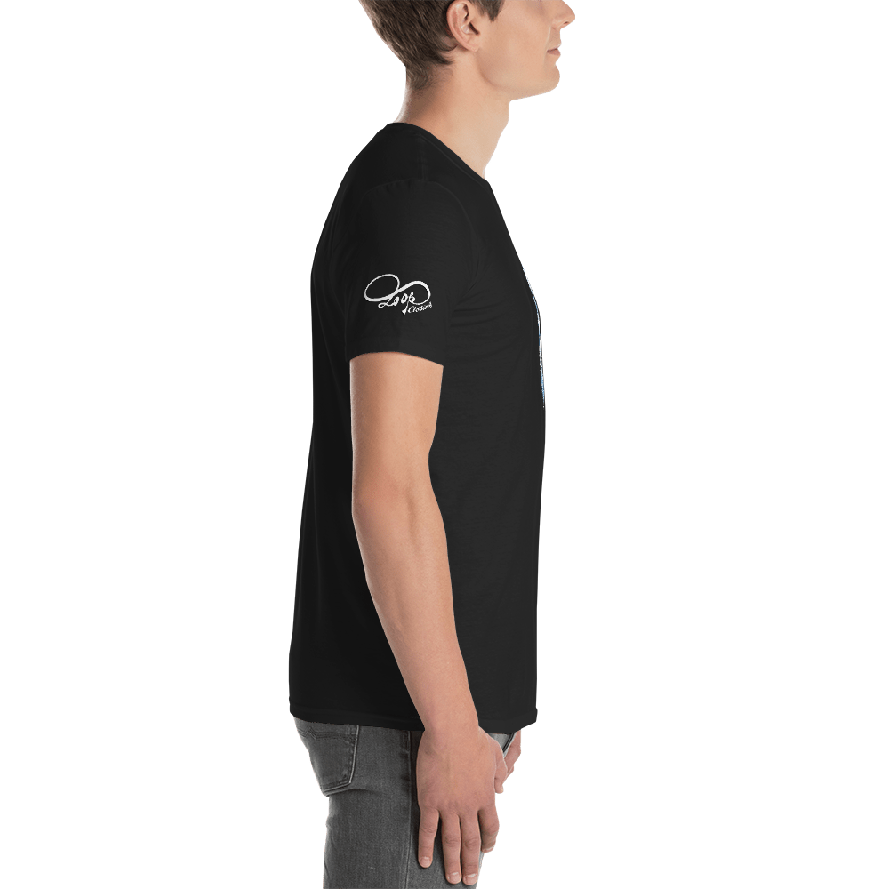 Short-Sleeve Unisex inspire T (PWDR BLUE & WHT)