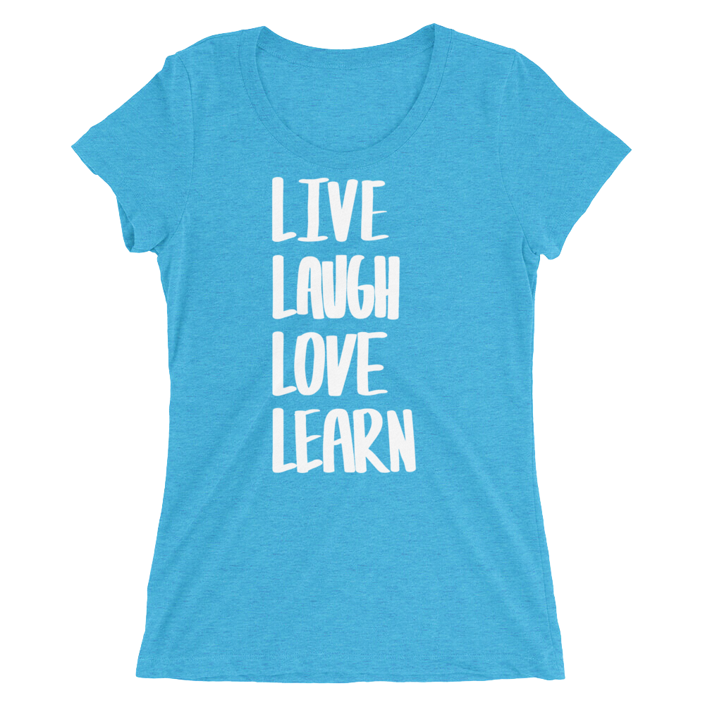 Ladies' short sleeve 4L's T (WHT LTR)