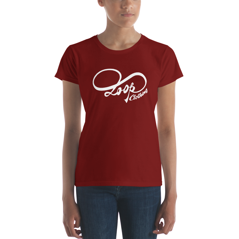 Women's short sleeve Loop Classic (WHT)