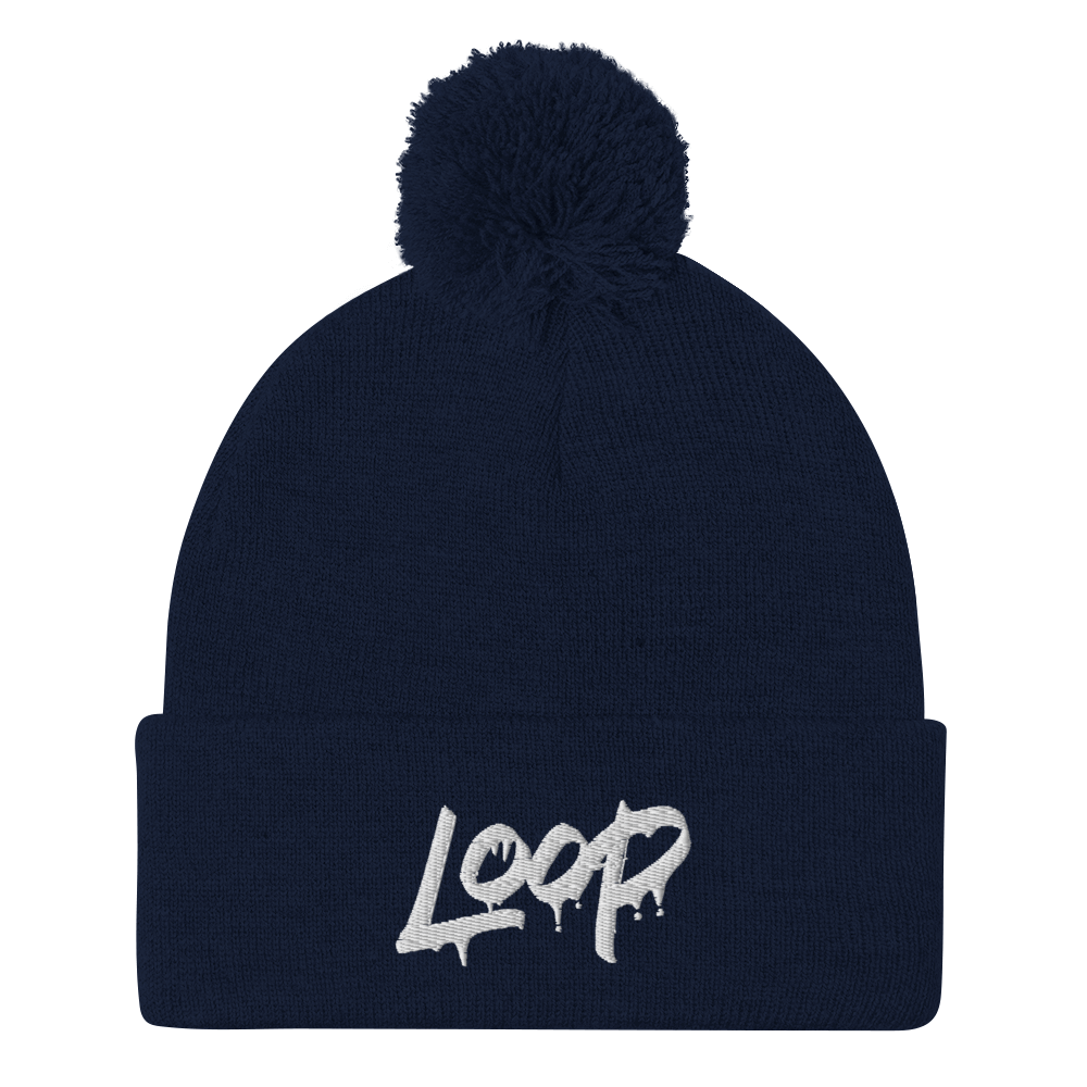 Loop Drip Pom-Pom Beanie