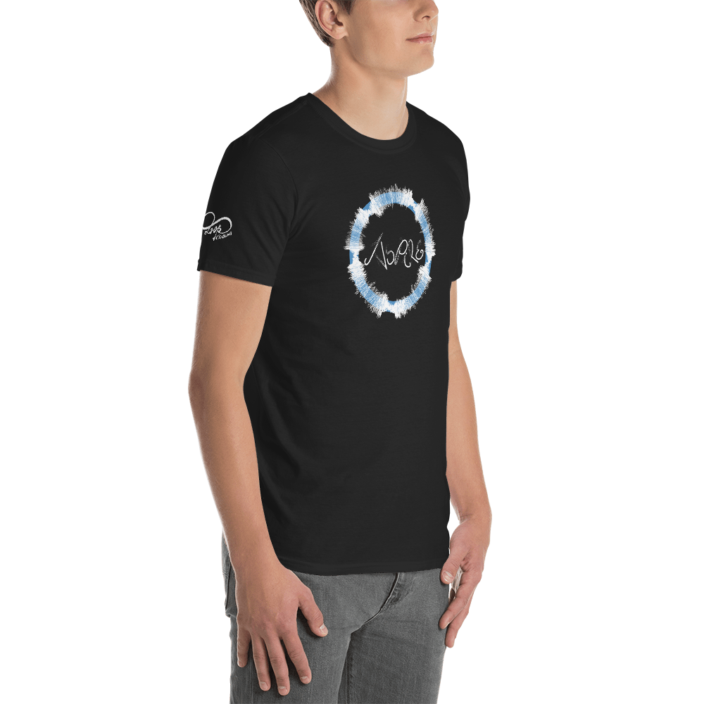 Short-Sleeve Unisex inspire T (PWDR BLUE & WHT)