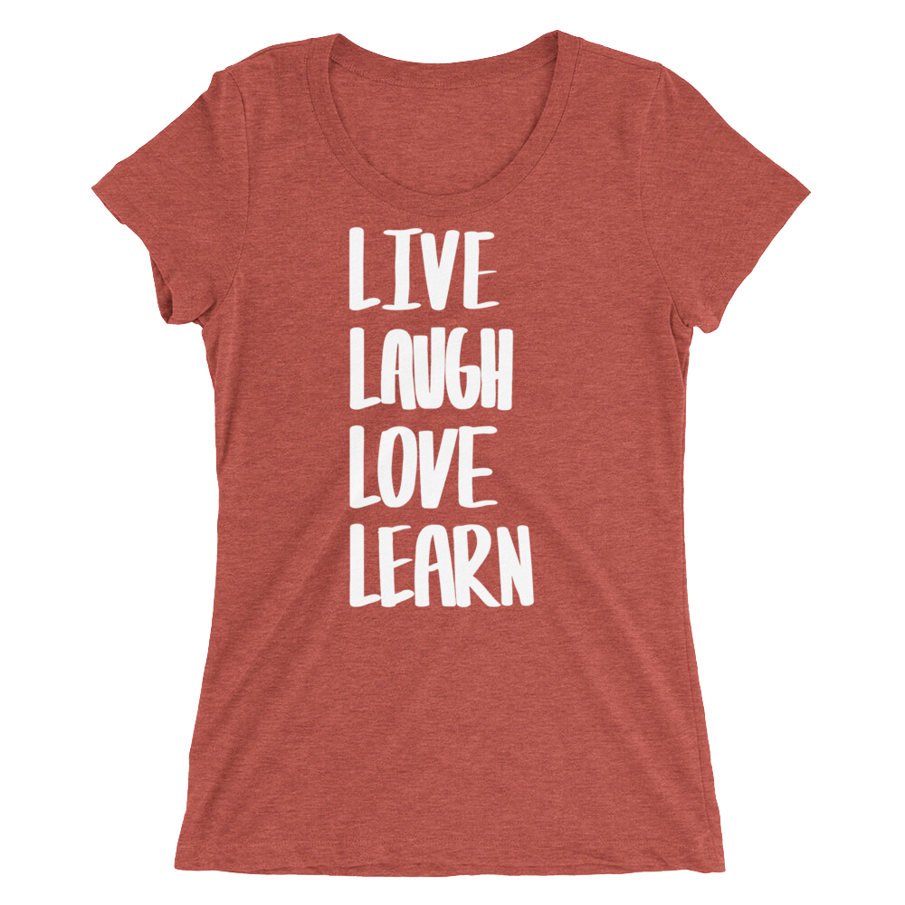 Ladies' short sleeve 4L's T (WHT LTR)