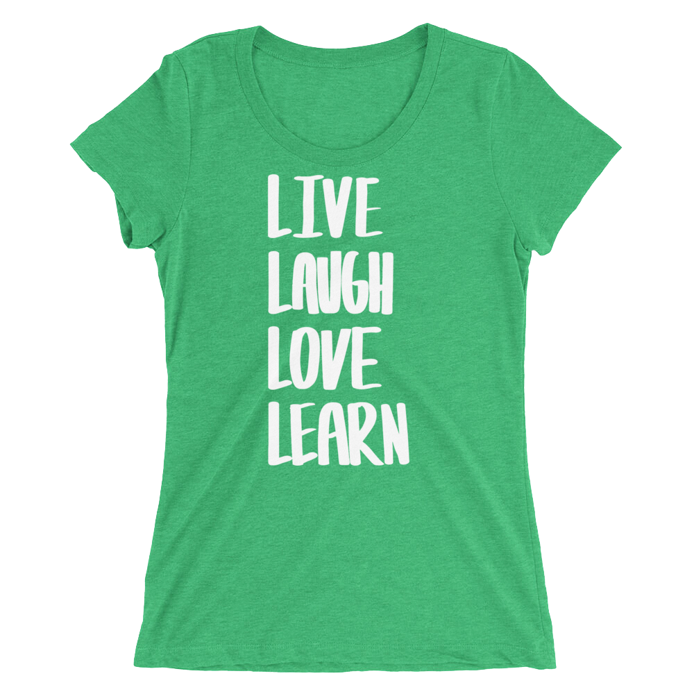 Ladies' short sleeve 4L's T (WHT LTR)