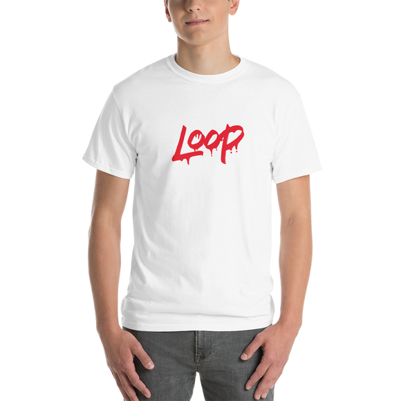 Loop Drip T-Shirt (Red/Unisex)