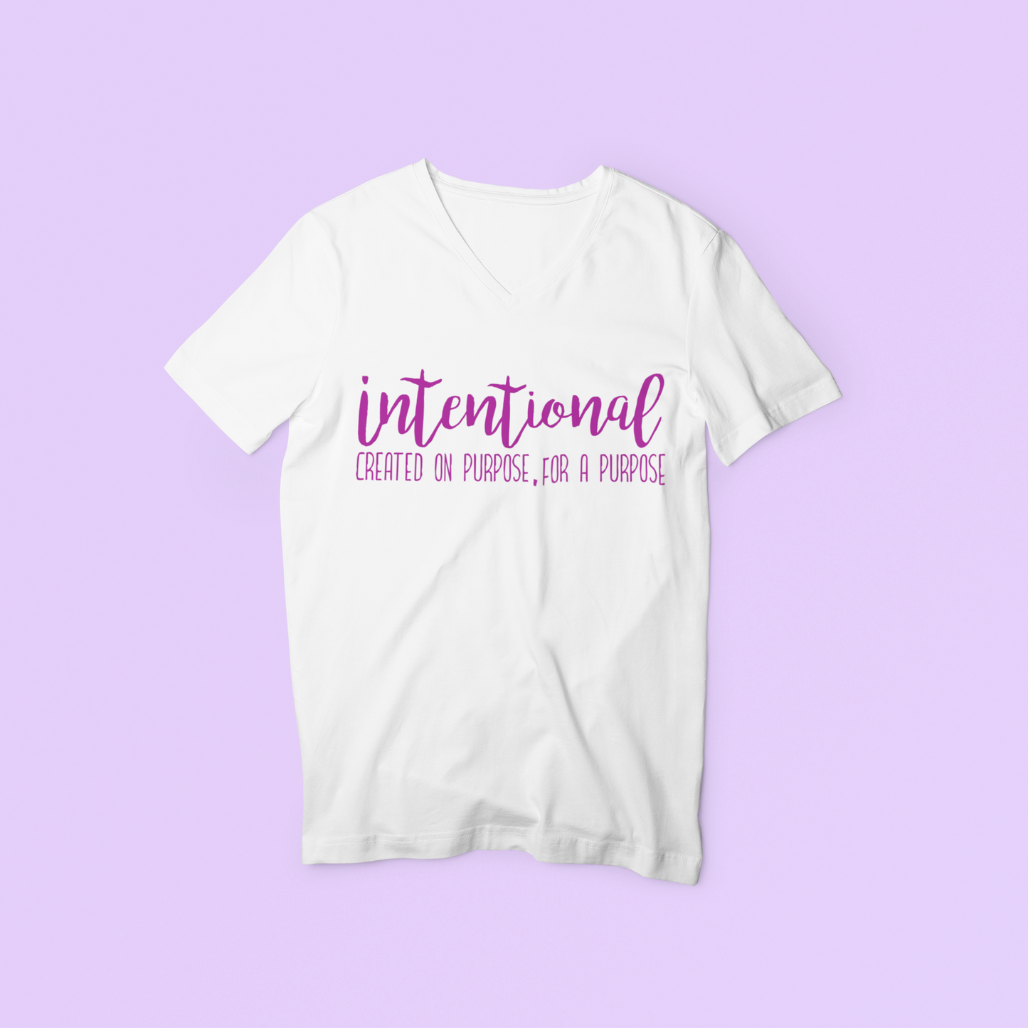 Women's Intentional T-shirt (Unisex) ) Purple