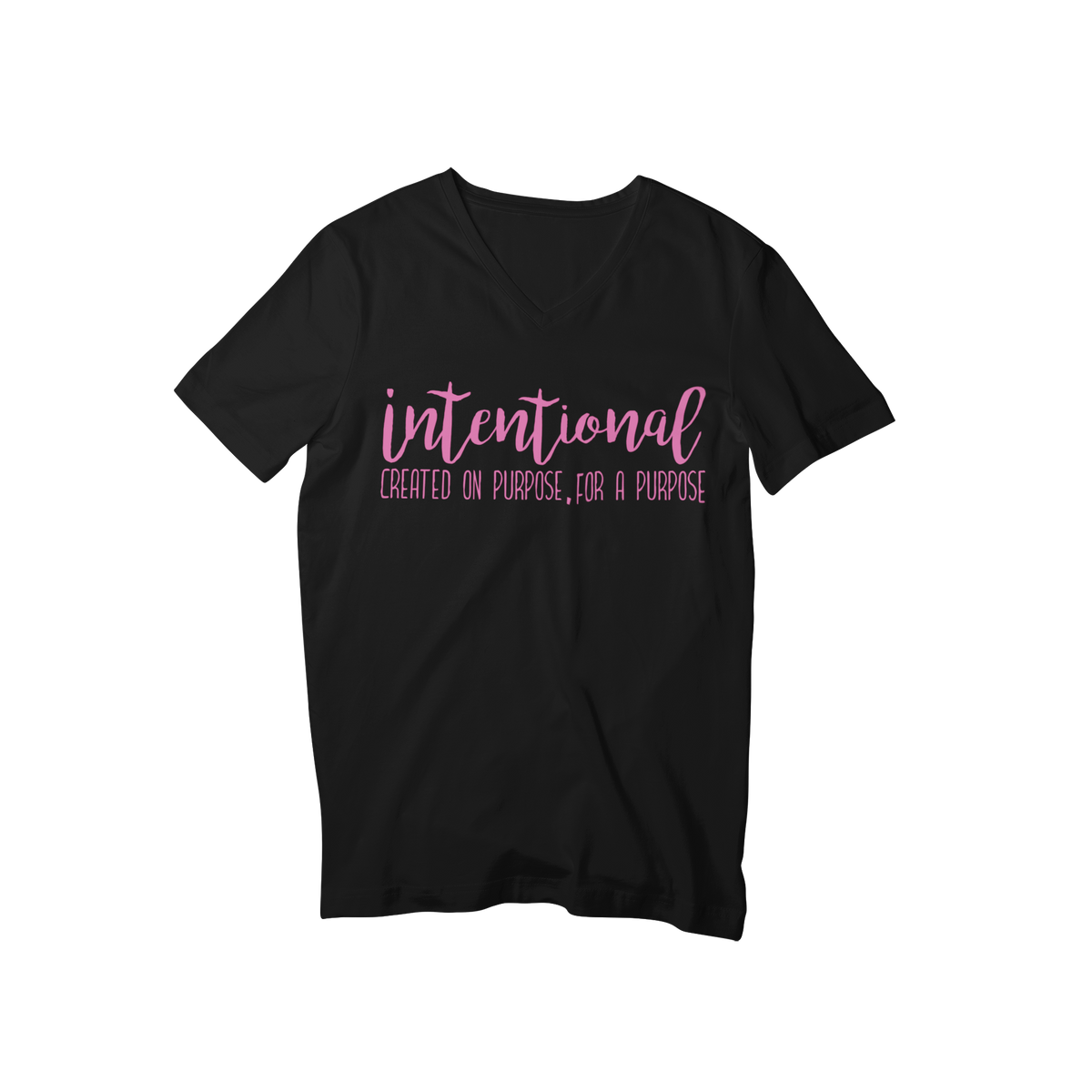Womens Intentional T-shirt (Unisex) Pink – Loop Clothing NYC | T-Shirts