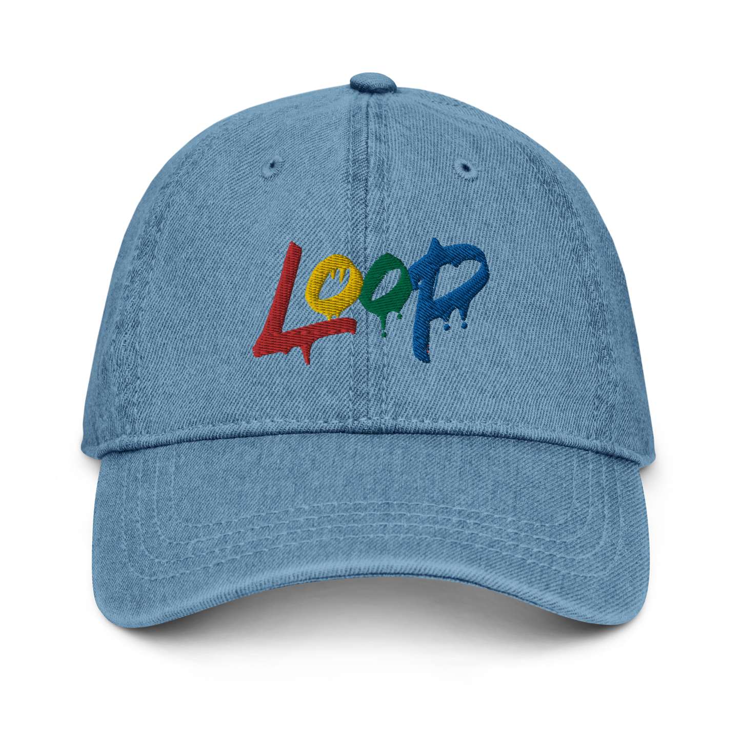 Denim Loop Drip Hat