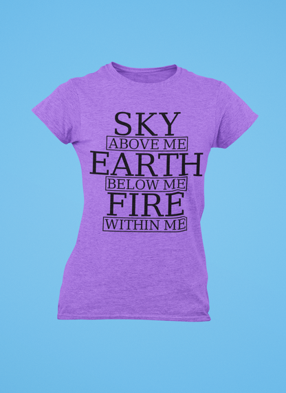 Women's Sky Above Me tee