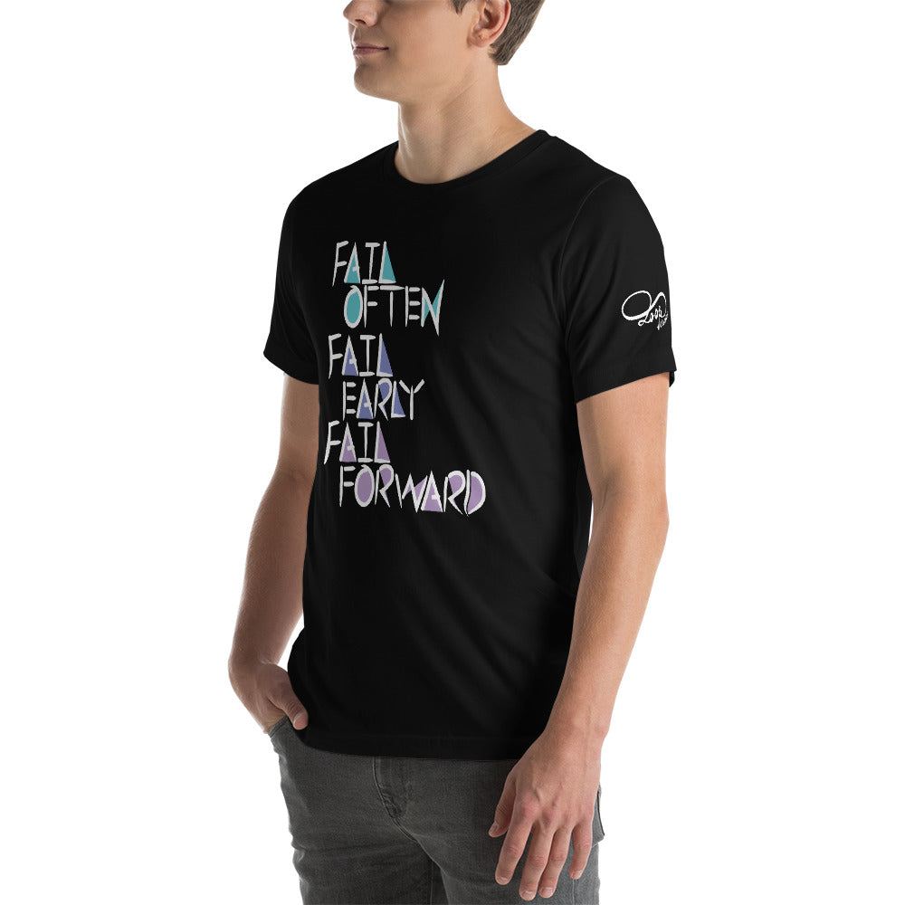 Short-Sleeve Unisex Fail Forward T (PASTEL)