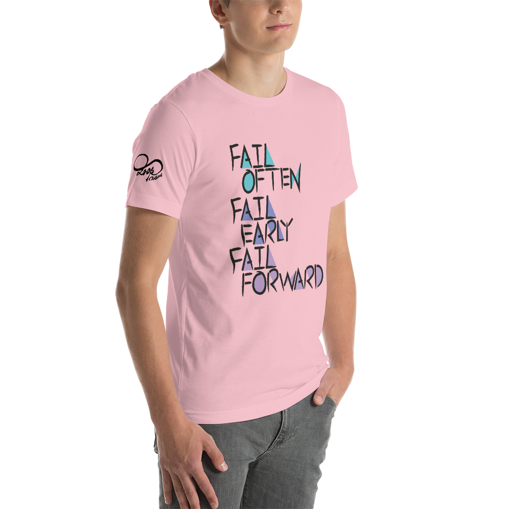 Short-Sleeve Unisex Fail Forward T (PASTEL)