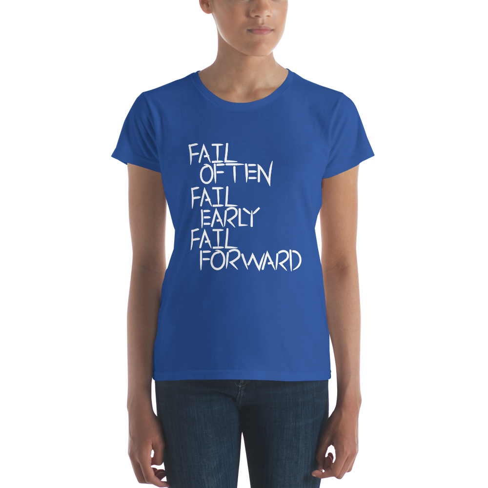 Women's short sleeve fail forward T